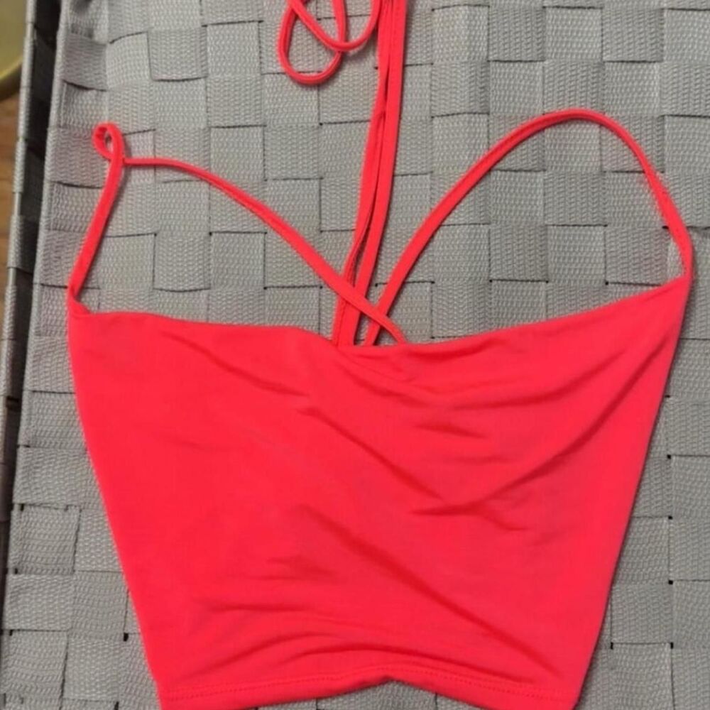 Urban-outfitters Women's Pink and Red Vest